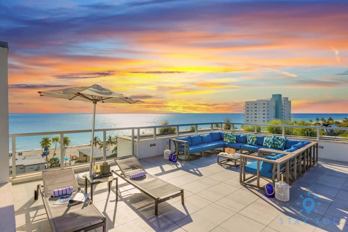 Rooftop Pool - Hollywood Beach Boardwalk Eksteriør billede